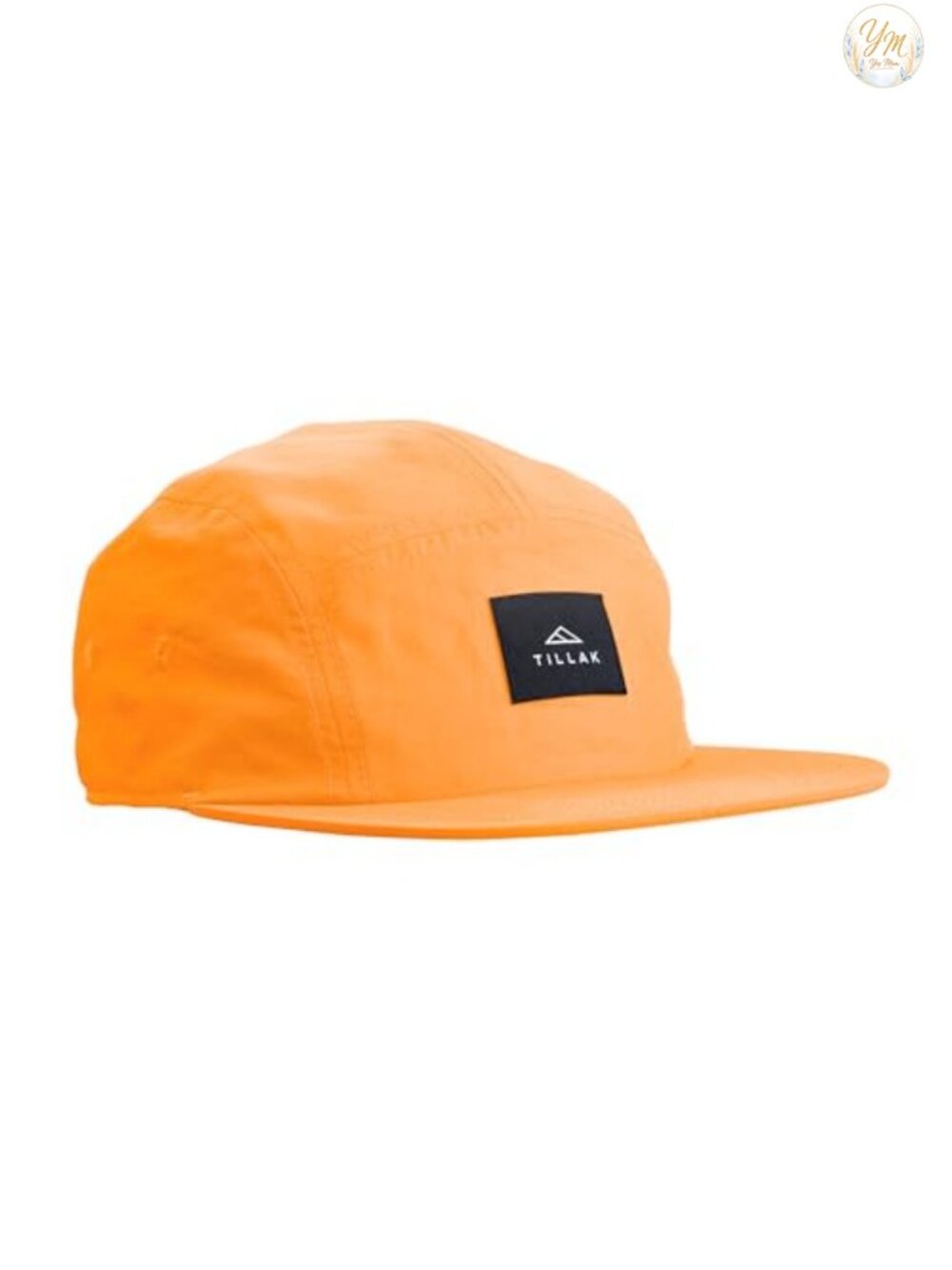 5 Panel Camp Hat Nylon Water-Shedding Bill Snap Closure Adjustable Lightweight